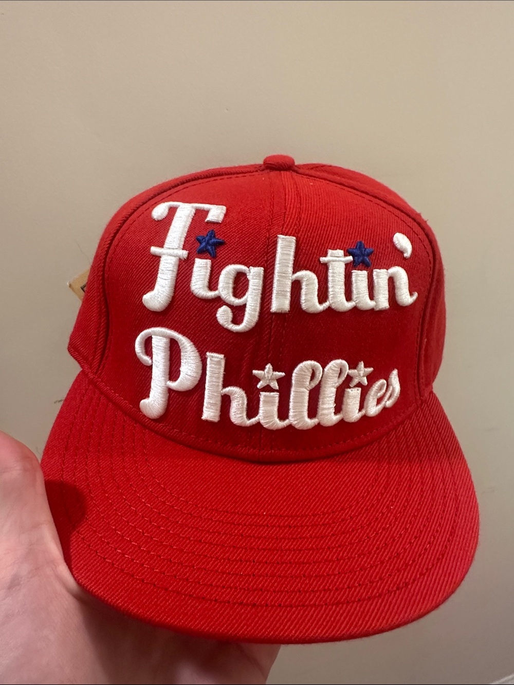 Fightin' Phillies Red adult Baseball Cap 7 1/8